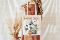 Boo Crew Halloween Nurse Ghost Clipart Bundle - CraftNest - Digital Crafting and Art