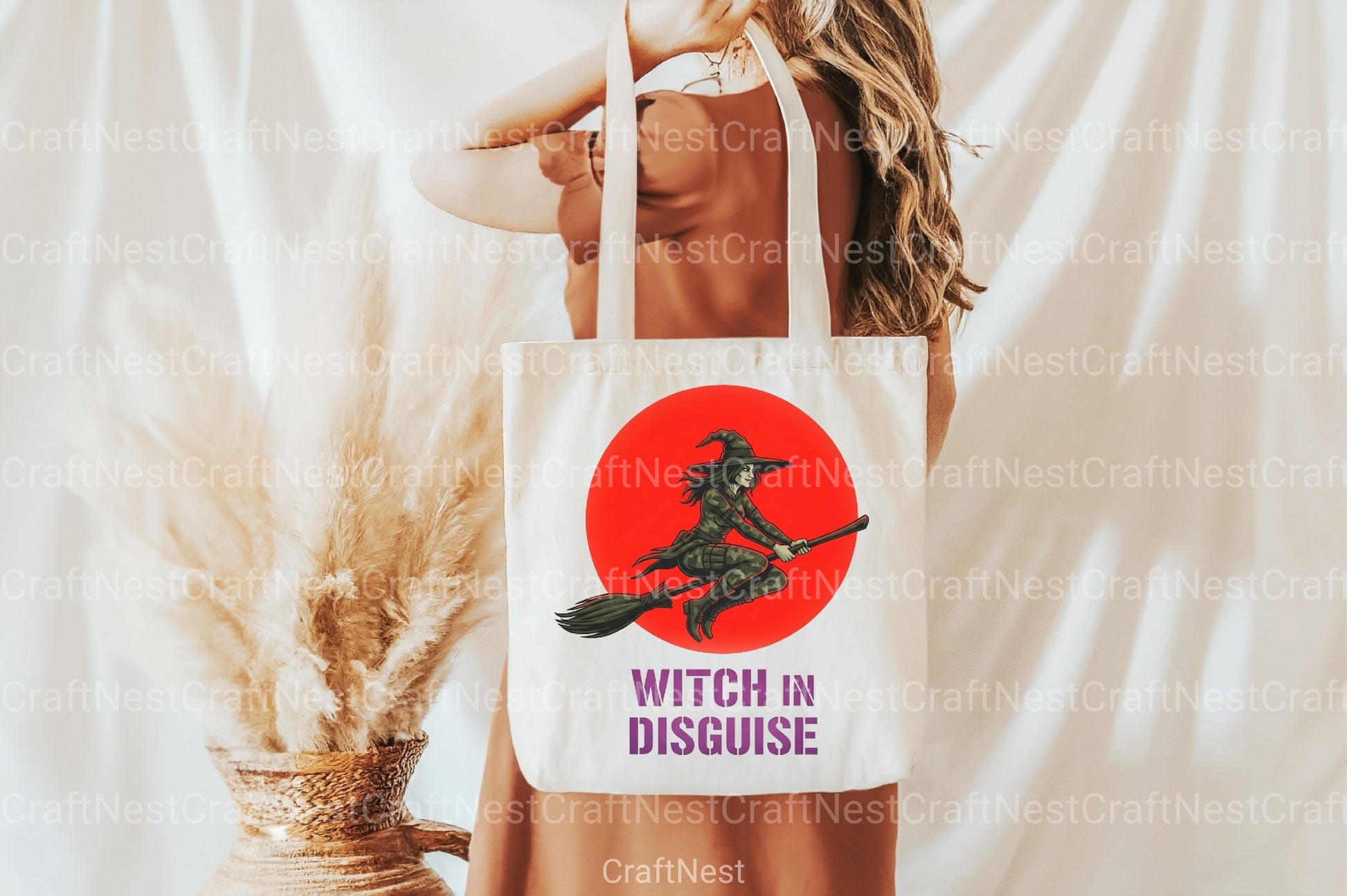 Camo Witch Halloween Clipart Bundle - CraftNest - Digital Crafting and Art