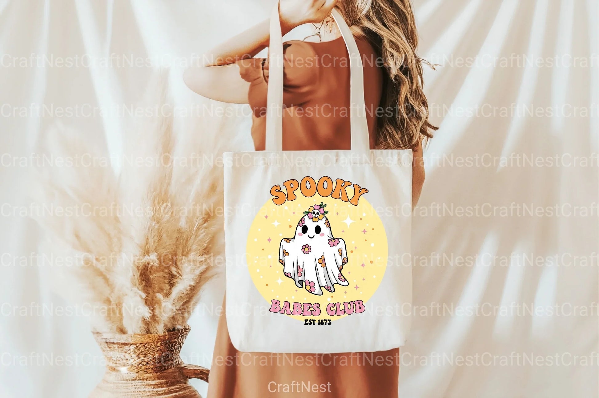 Retro Halloween Ghost Sublimation Clipart Bundle - CraftNest - Digital Crafting and Art