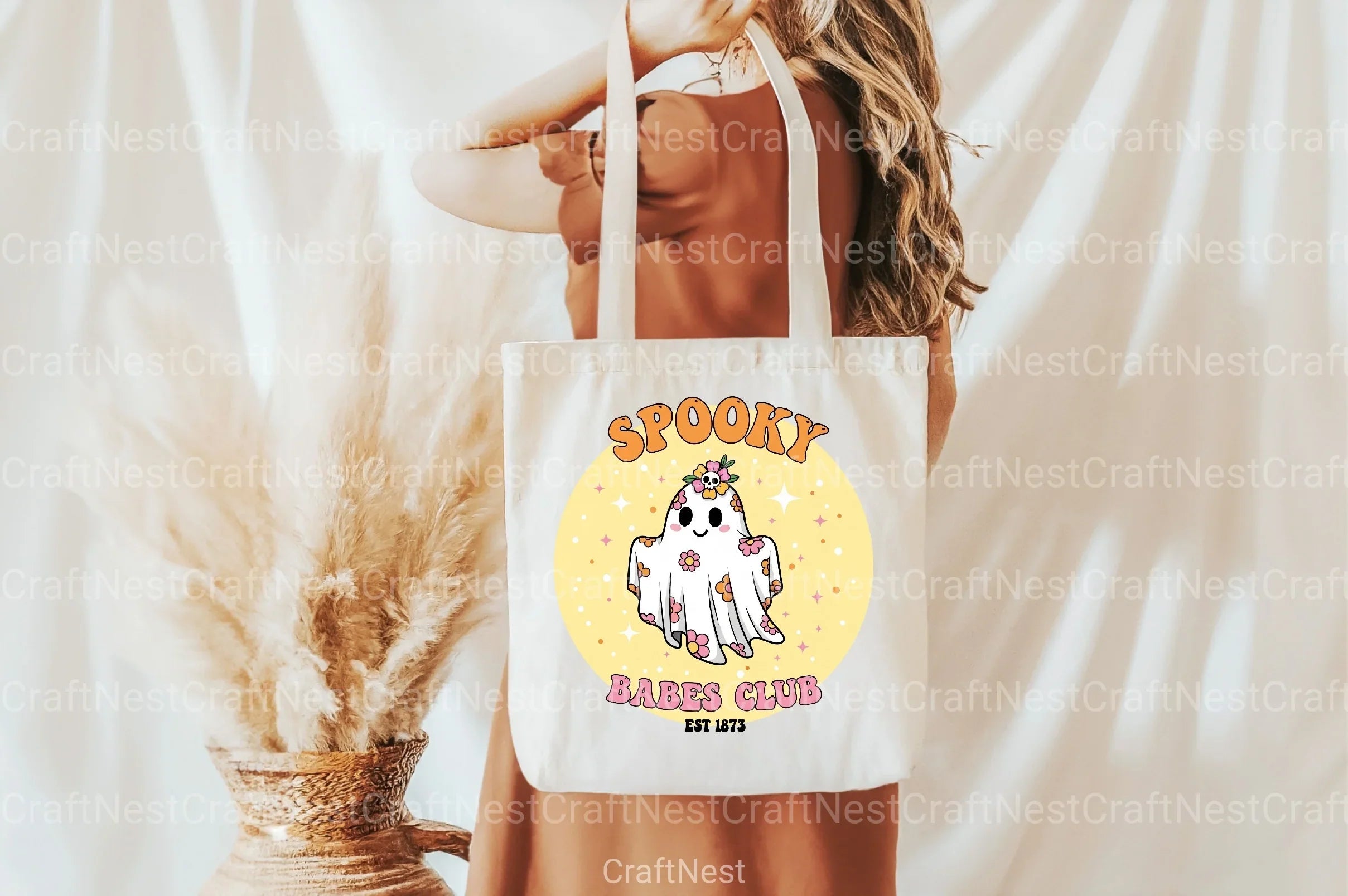 Retro Halloween Ghost Sublimation Clipart Bundle - CraftNest - Digital Crafting and Art