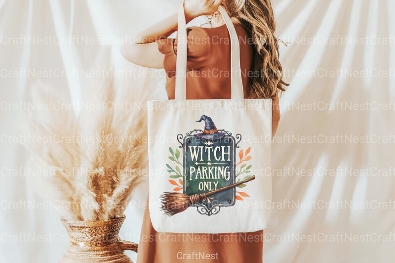 Witch Parking Only Clipart Bundle - CraftNest - Digital Crafting and Art