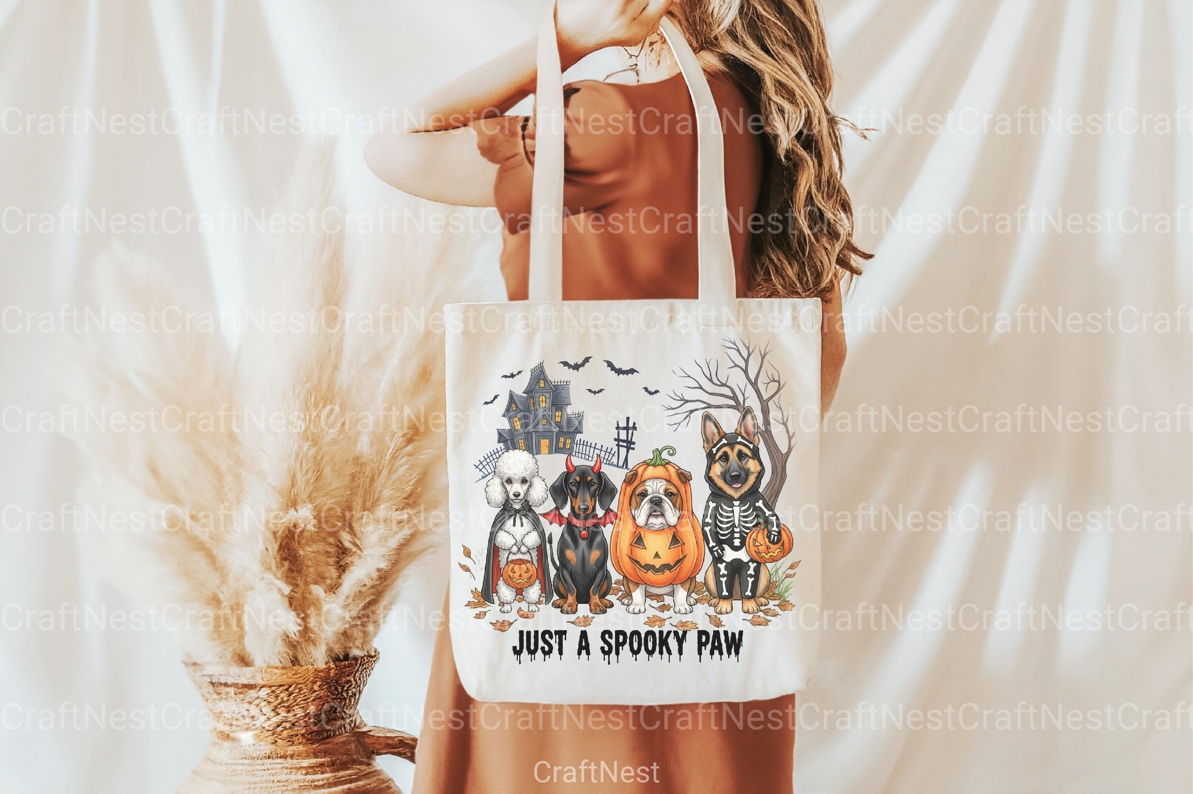 Spooky Paw Halloween Dog Clipart Bundle - CraftNest - Digital Crafting and Art