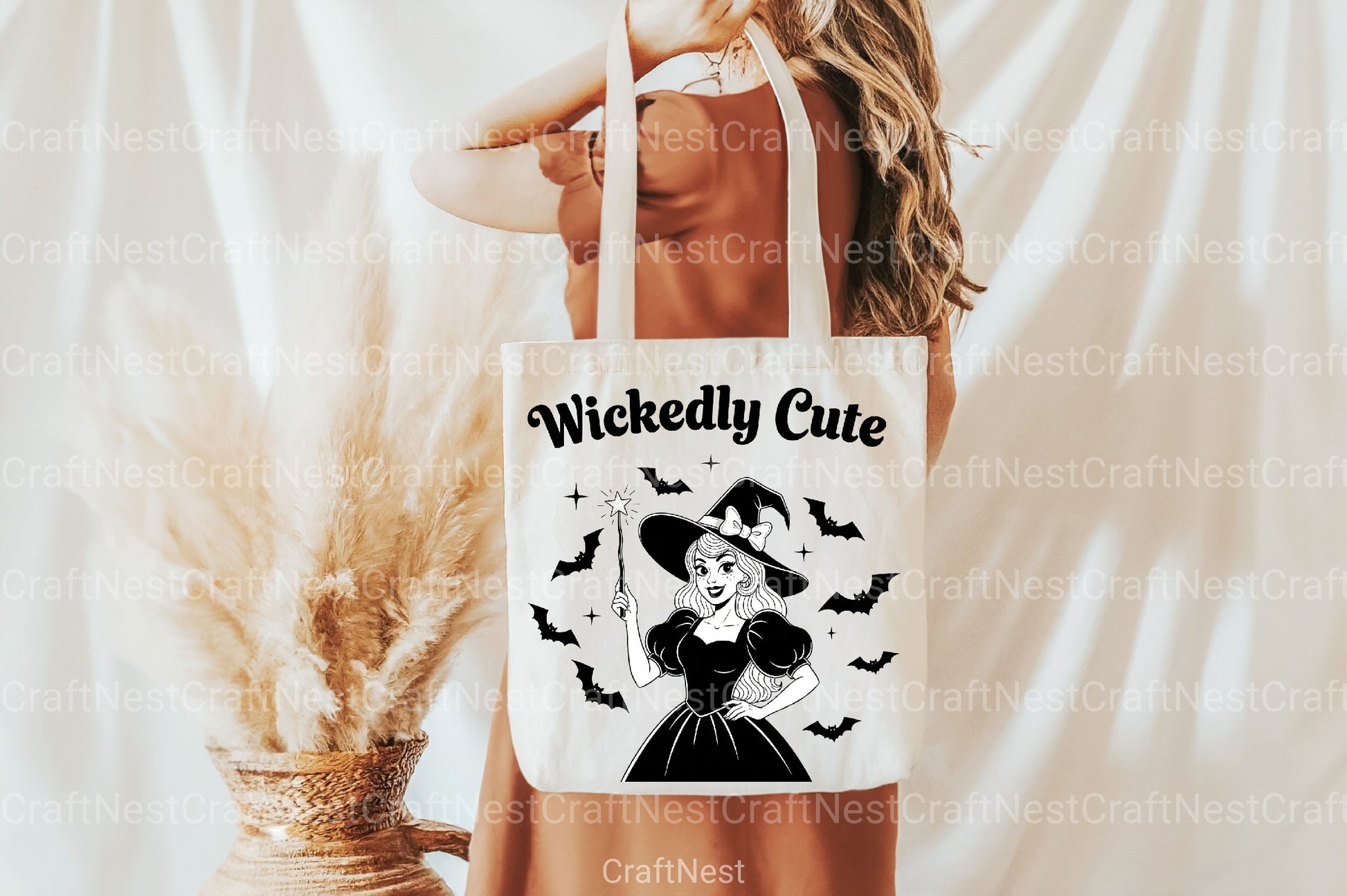 Vintage Halloween Witch Clipart Bundle - Wickedly Cute Designs - CraftNest - Digital Crafting and Art