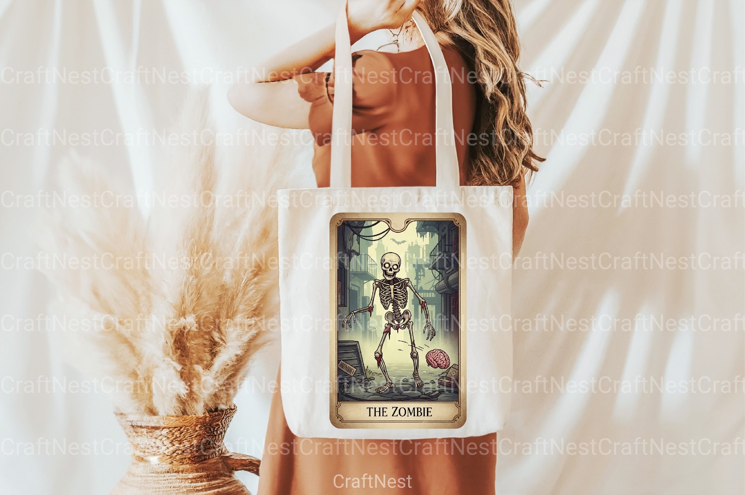 Zombie Halloween Tarot Card Clipart Bundle - CraftNest - Digital Crafting and Art