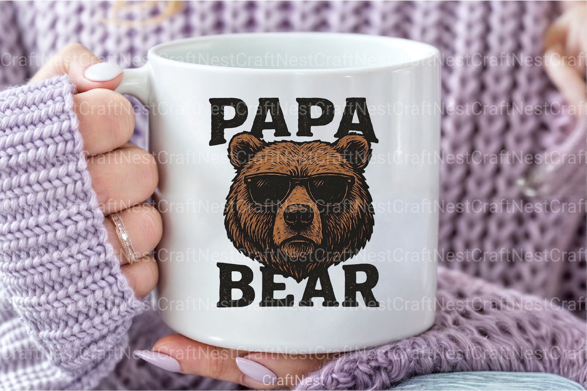 Papa Bear Clipart Bundle - CraftNest - Digital Crafting and Art