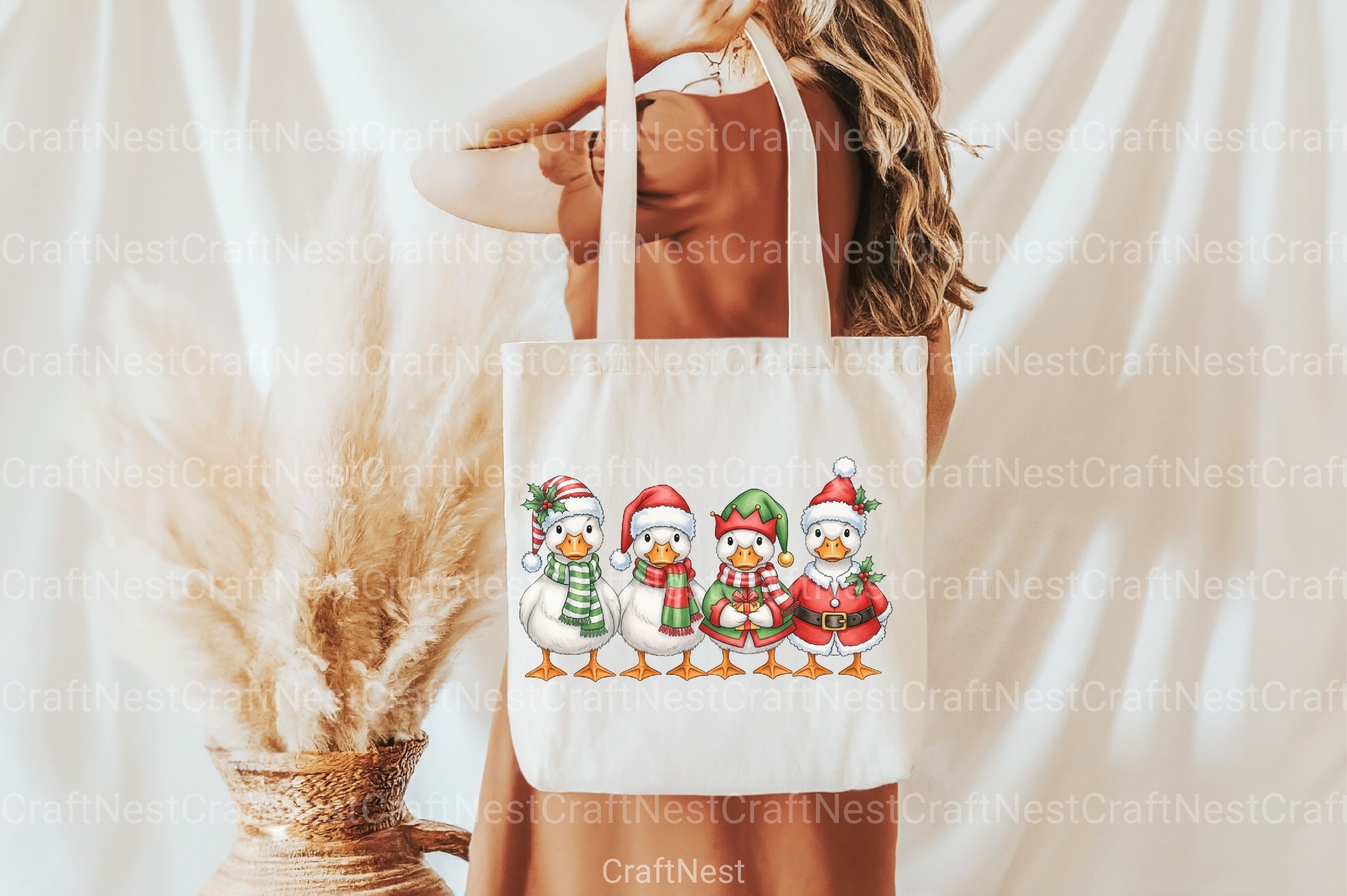 Christmas Chickens Clipart Bundle 2 - CraftNest - Digital Crafting and Art