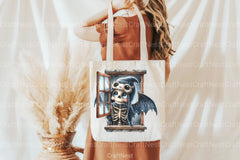 Funny Skeleton Peeking Clipart Bundle 4 - CraftNest - Digital Crafting and Art