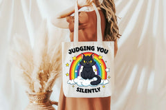 Judging You Silently: Funny Cat Clipart Bundle - CraftNest - Digital Crafting and Art