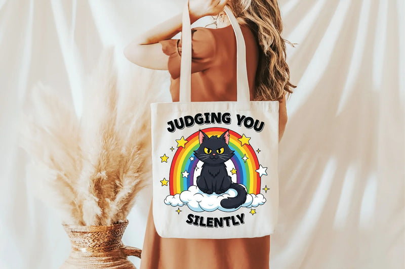 Judging You Silently: Funny Cat Clipart Bundle - CraftNest - Digital Crafting and Art