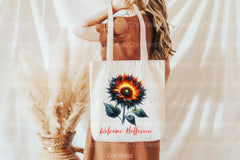 Welcome Halloween Sunflower Clipart Bundle - CraftNest - Digital Crafting and Art