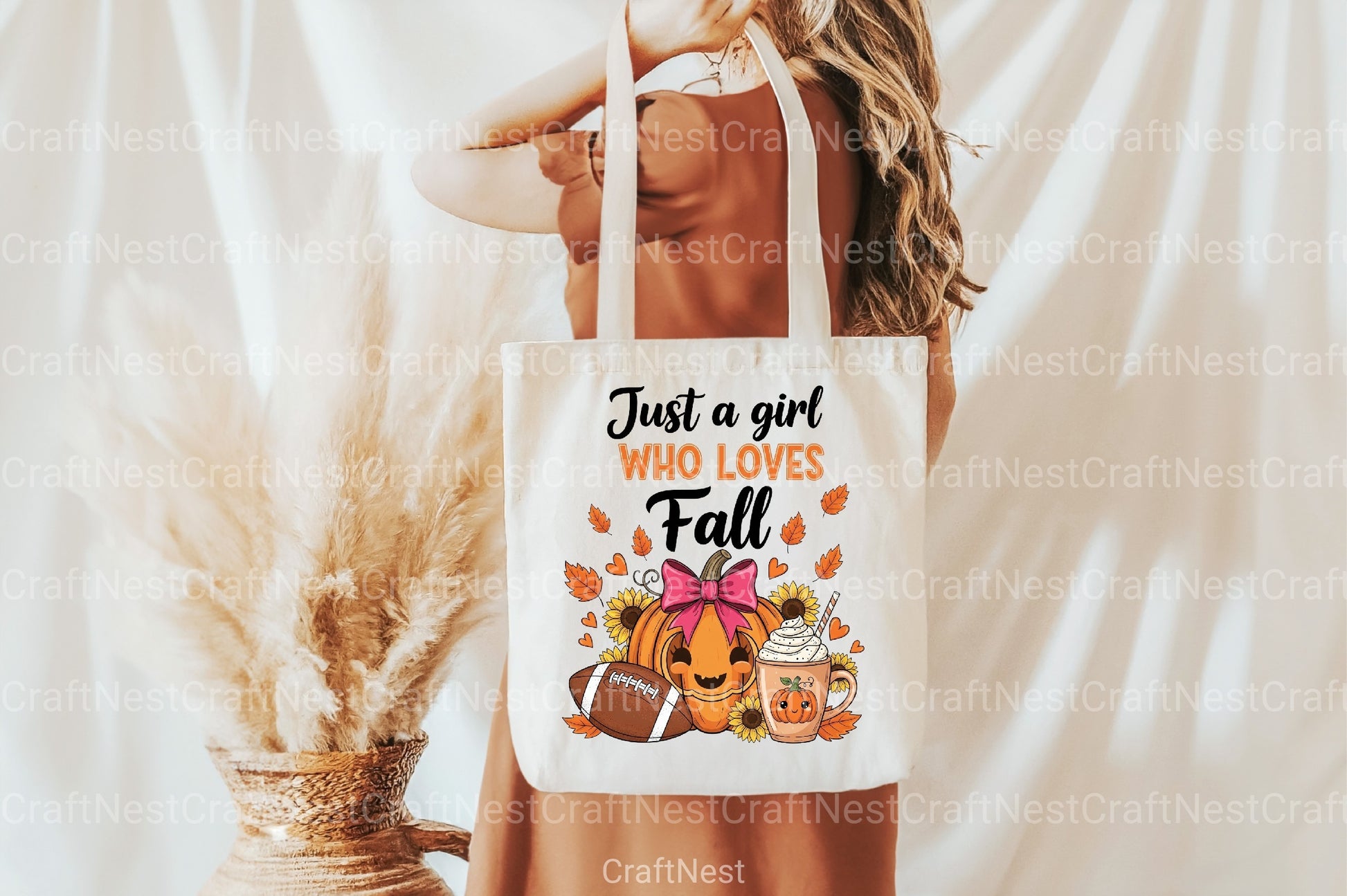 Just a Girl Who Loves Fall Clipart Bundle - CraftNest - Digital Crafting and Art