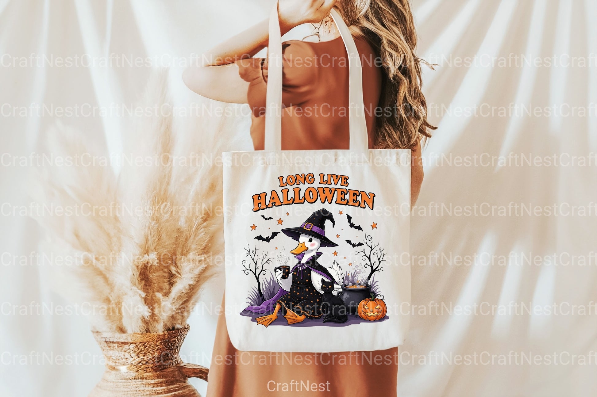 Halloween Goose Witch Clipart Bundle - CraftNest - Digital Crafting and Art