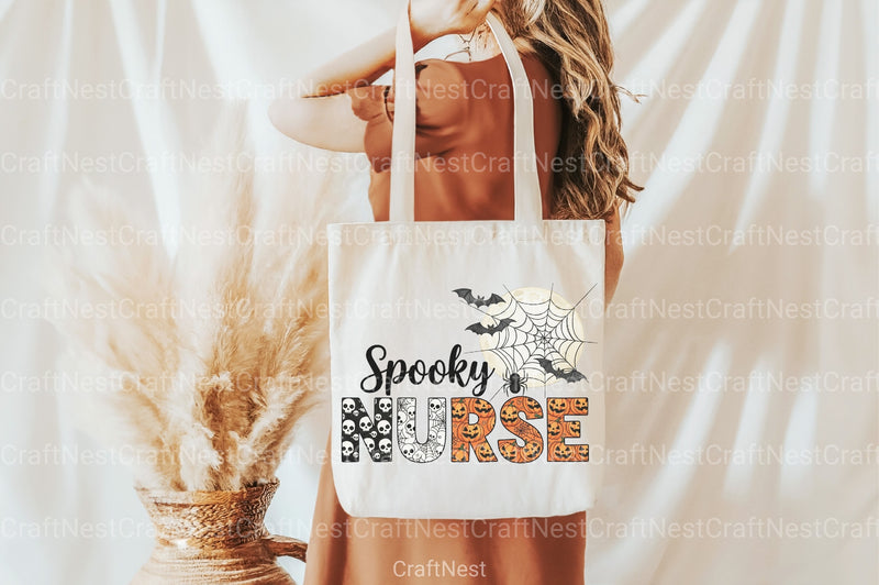 Spooky Nurse Halloween Clipart Bundle 90 - CraftNest - Digital Crafting and Art