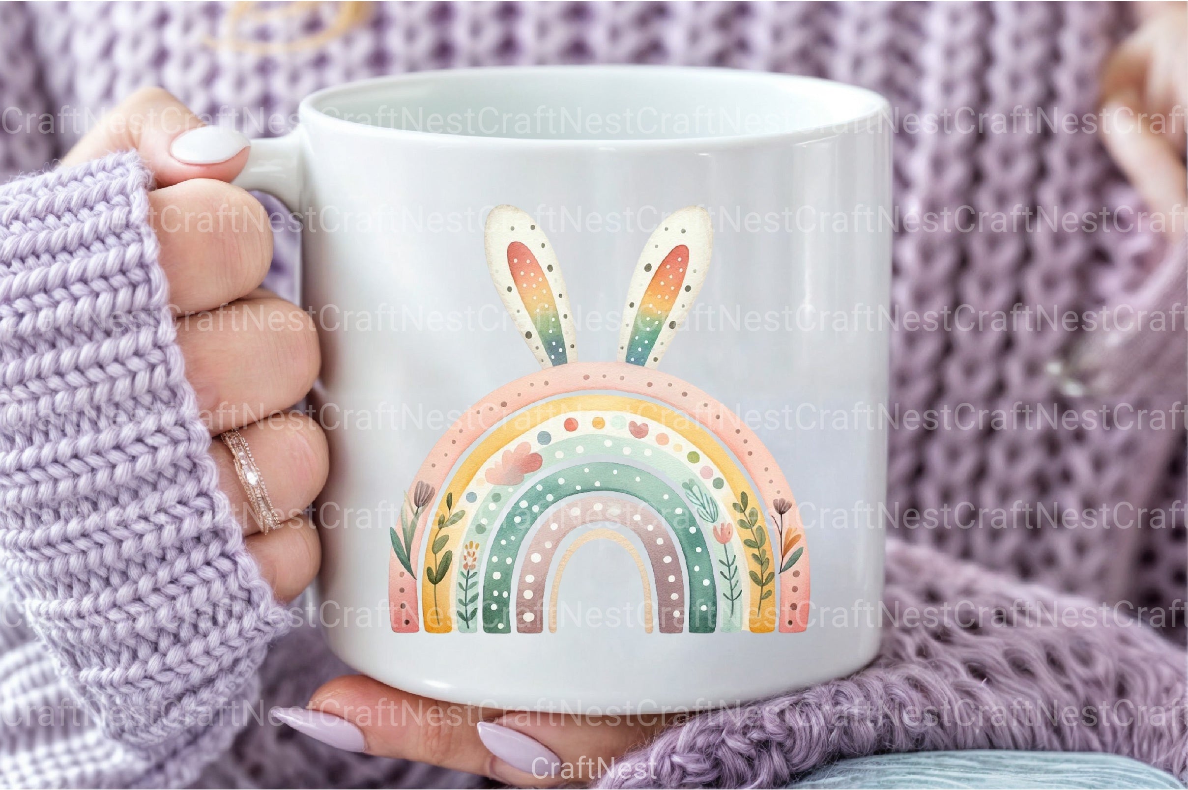 Boho Rainbow Clipart Bundle 26 - CraftNest - Digital Crafting and Art