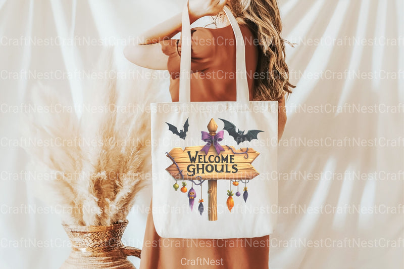 Welcome Ghouls Clipart Bundle - CraftNest - Digital Crafting and Art