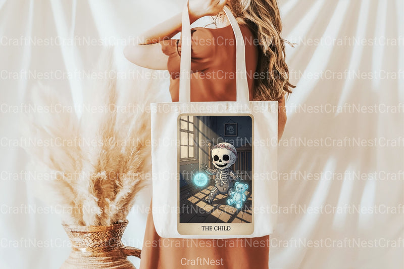 Child Halloween Tarot Card Clipart Bundle - CraftNest - Digital Crafting and Art