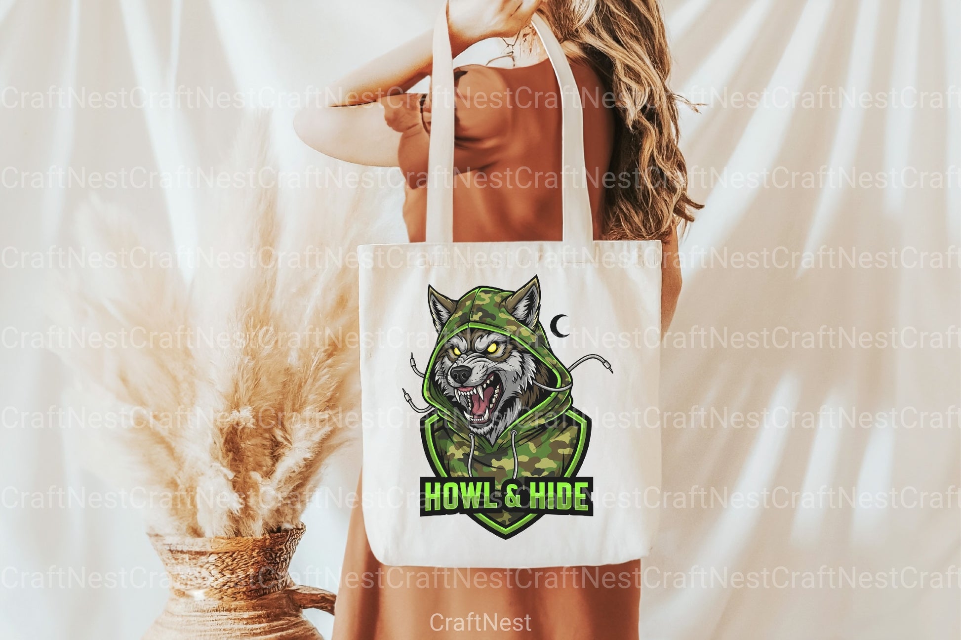 Camo Werewolf Halloween Clipart Bundle - CraftNest - Digital Crafting and Art