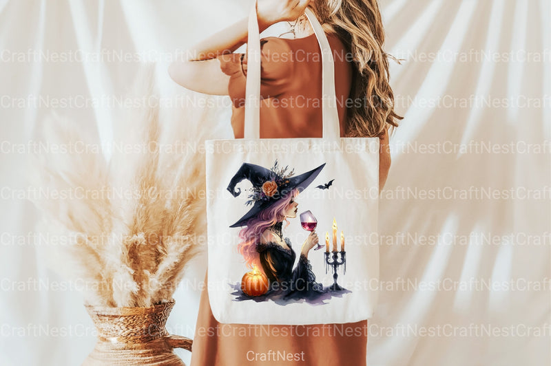 Halloween Wine Tasting Clipart Bundle - CraftNest - Digital Crafting and Art