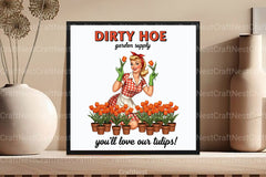 Retro Sassy Plant Lover Clipart Bundle - CraftNest - Digital Crafting and Art