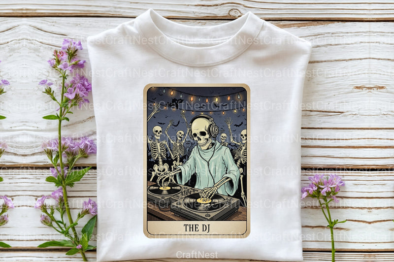 The Dj Halloween Tarot Card Clipart Bundle - CraftNest - Digital Crafting and Art