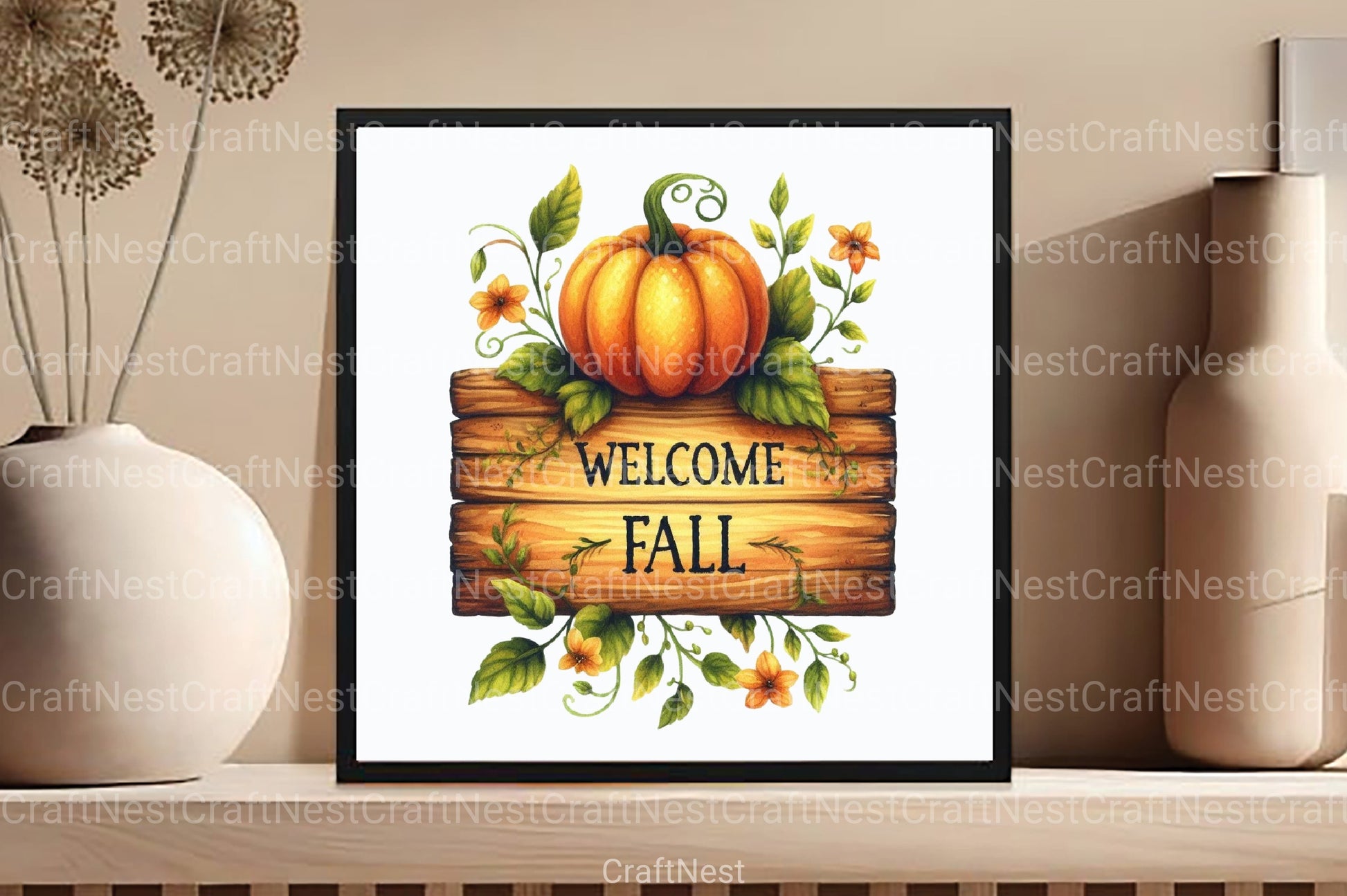 Welcome Fall Clipart Bundle 3 - CraftNest - Digital Crafting and Art
