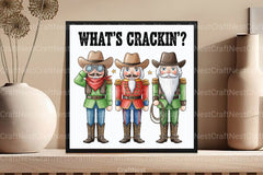 Crackin' Cowboy Christmas Clipart Bundle - CraftNest - Digital Crafting and Art