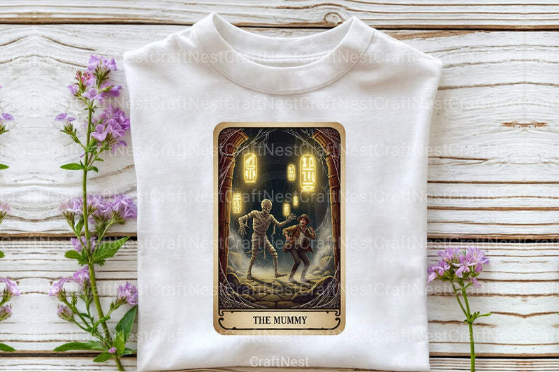 The Mummy Halloween Tarot Card Clipart Bundle - CraftNest - Digital Crafting and Art