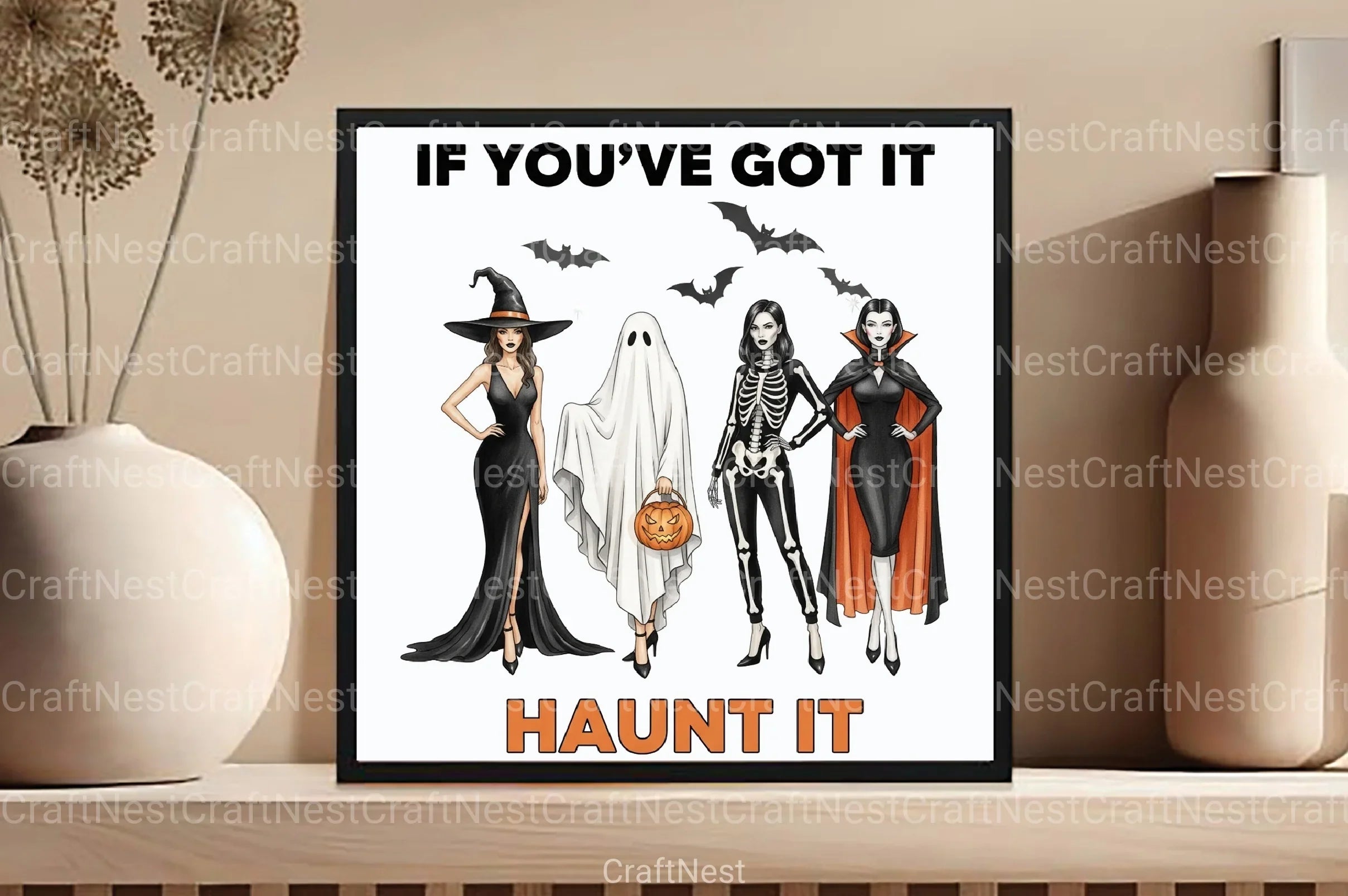 Haunt Halloween Clipart Bundle: Spooky Designs - CraftNest - Digital Crafting and Art