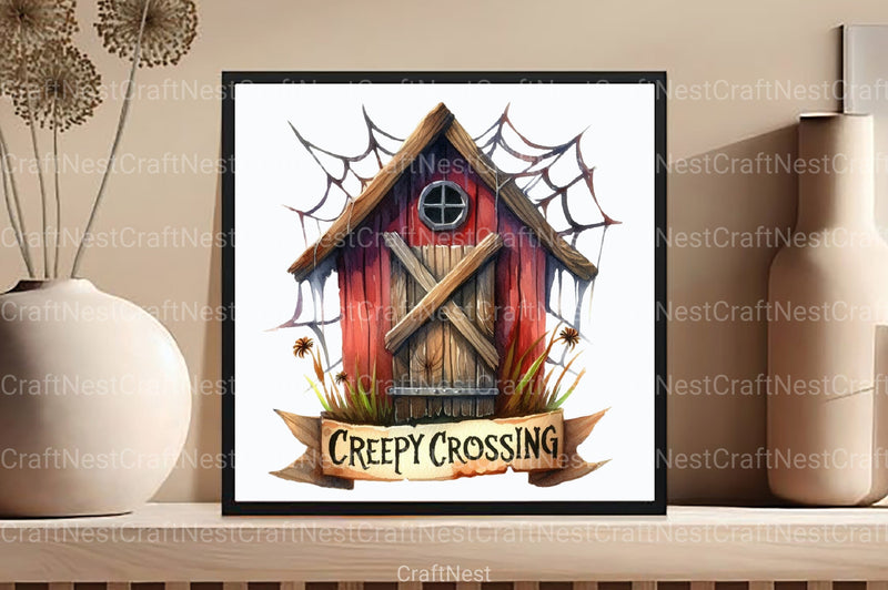 Creepy Crossing Clipart Bundle 3 - CraftNest - Digital Crafting and Art
