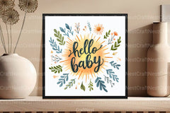 Hallo Baby Clipart Bundle - CraftNest - Digital Crafting and Art