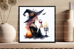 Halloween Wine Tasting Clipart Bundle - CraftNest - Digital Crafting and Art