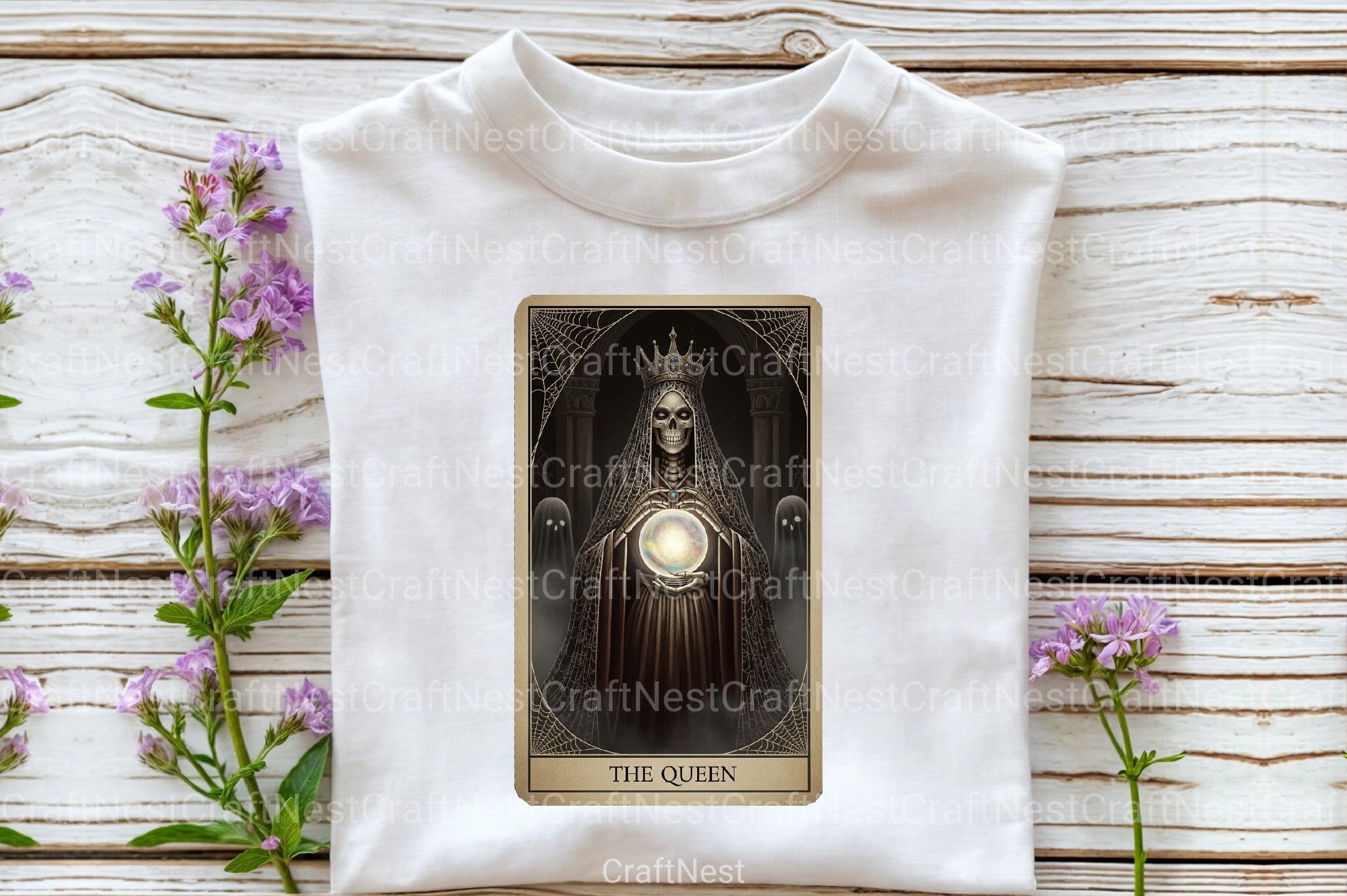 Queen Halloween Tarot Card Clipart Bundle - CraftNest - Digital Crafting and Art