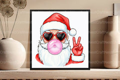 Santa Bubble Gum Clipart Bundle - CraftNest - Digital Crafting and Art