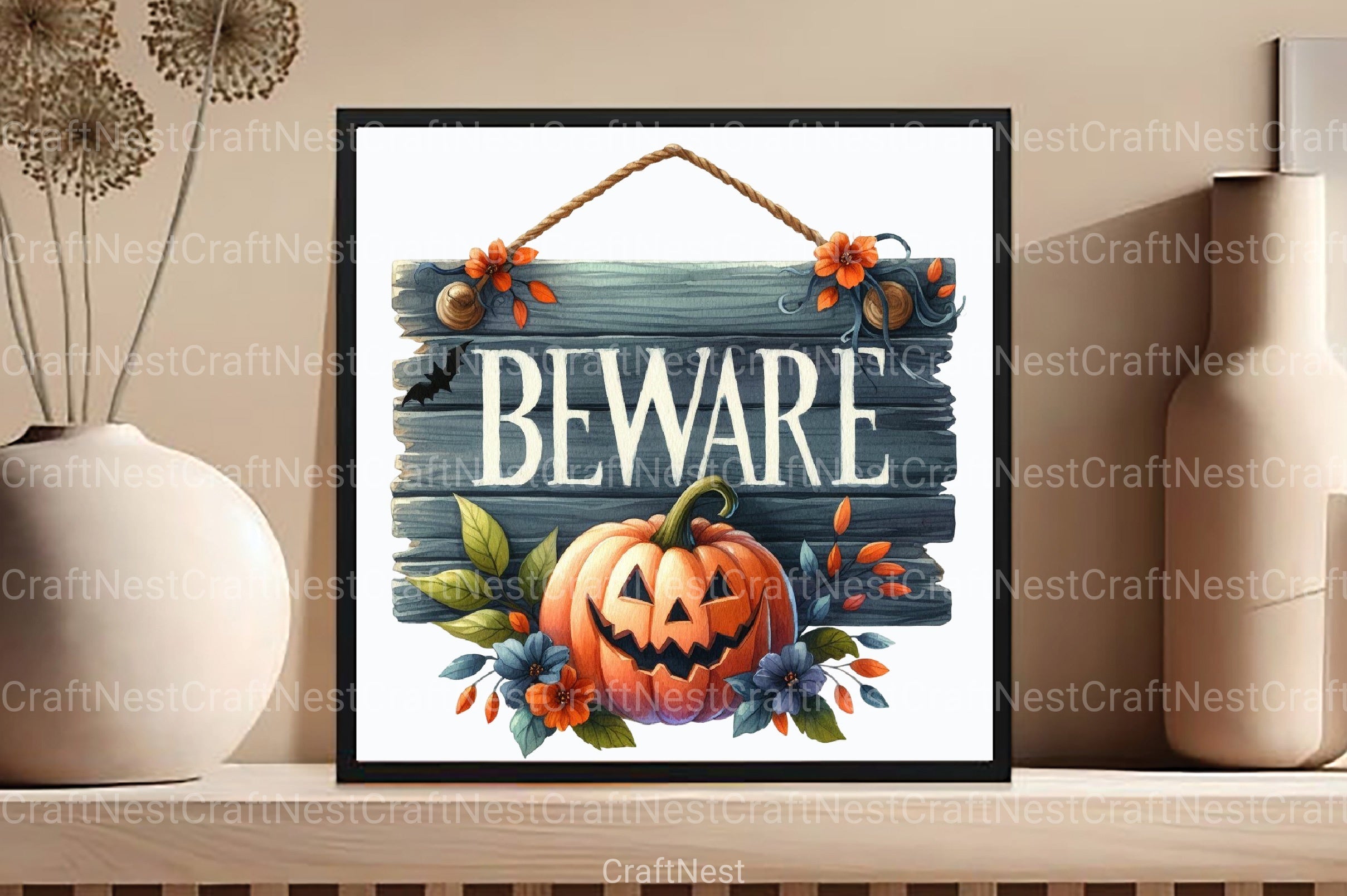 Beware Clipart Bundle - CraftNest - Digital Crafting and Art