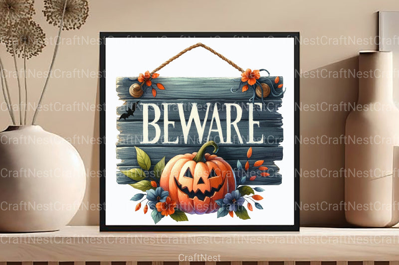 Beware Clipart Bundle - CraftNest - Digital Crafting and Art