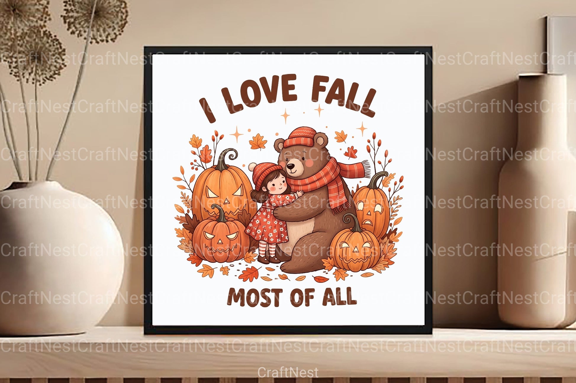 I Love Fall Most of All Clipart Bundle 99 - CraftNest - Digital Crafting and Art