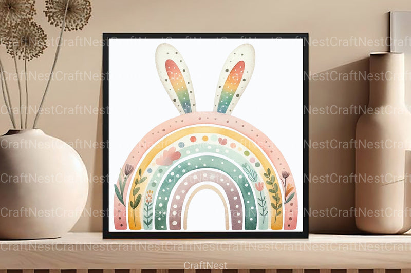 Boho Rainbow Clipart Bundle 26 - CraftNest - Digital Crafting and Art