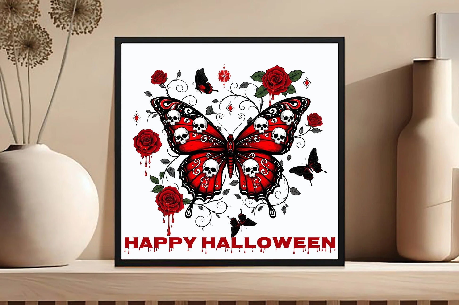 Flower Halloween Butterfly Clipart Bundle - CraftNest - Digital Crafting and Art