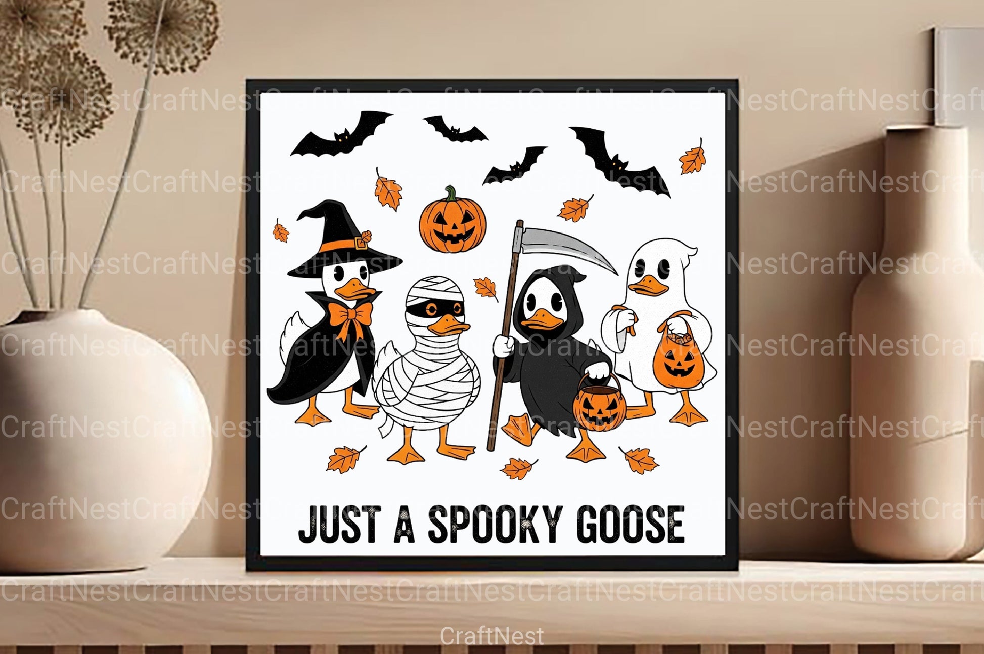 Funny Boney Goose Skeleton Clipart Bundle - CraftNest - Digital Crafting and Art