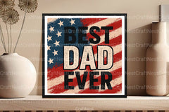 Patriotic Best Dad Ever Clipart Bundle 2 - CraftNest - Digital Crafting and Art