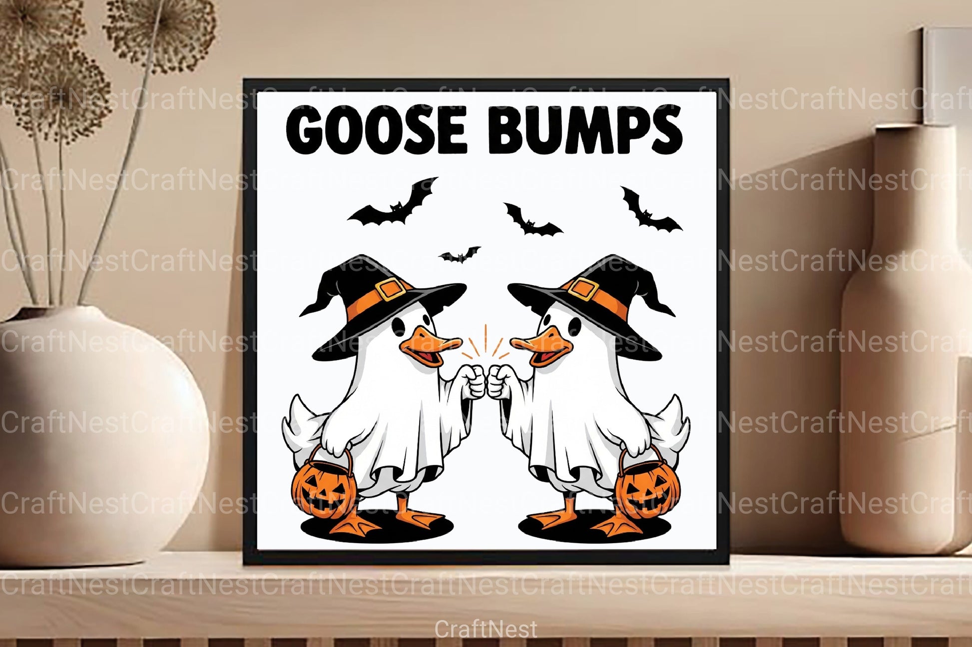 Funny Halloween Goose Bumps Clipart Bundle - CraftNest - Digital Crafting and Art