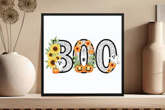 Floral Halloween Boo Clipart Bundle - CraftNest - Digital Crafting and Art