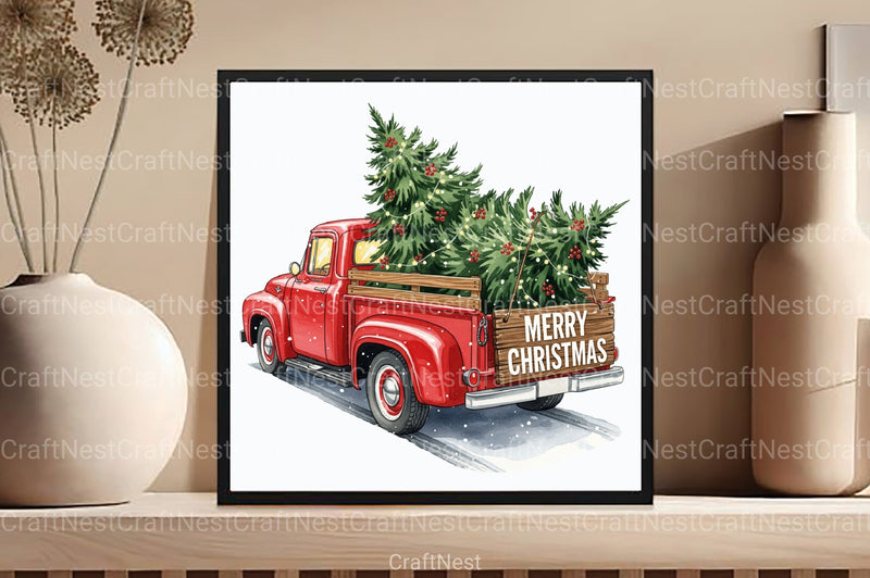 Western Christmas Clipart Bundle 55 - CraftNest - Digital Crafting and Art
