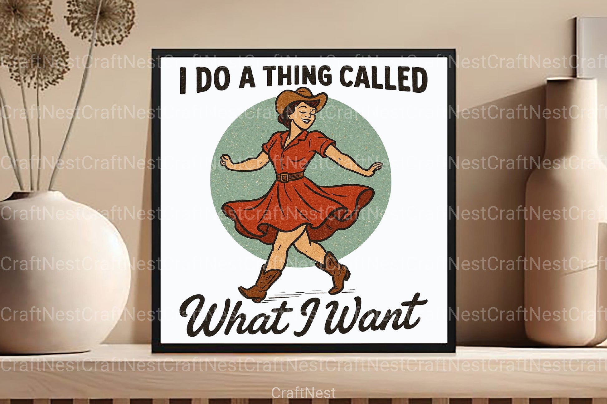 Western Girl Clipart Bundle: Do What You Want - CraftNest - Digital Crafting and Art