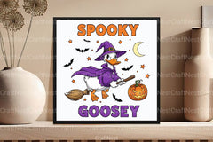 Spooky Goosey Witch Halloween Clipart Bundle - CraftNest - Digital Crafting and Art
