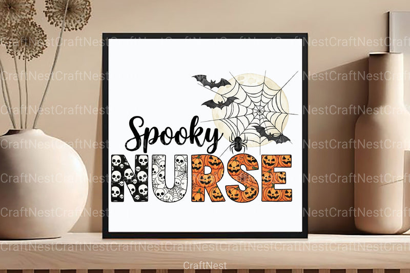 Spooky Nurse Halloween Clipart Bundle 90 - CraftNest - Digital Crafting and Art