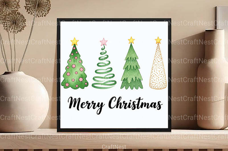 Merry Christmas Clipart Bundle 99 - CraftNest - Digital Crafting and Art