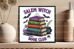 Salem Witch Book Club Halloween Clipart Bundle - CraftNest - Digital Crafting and Art