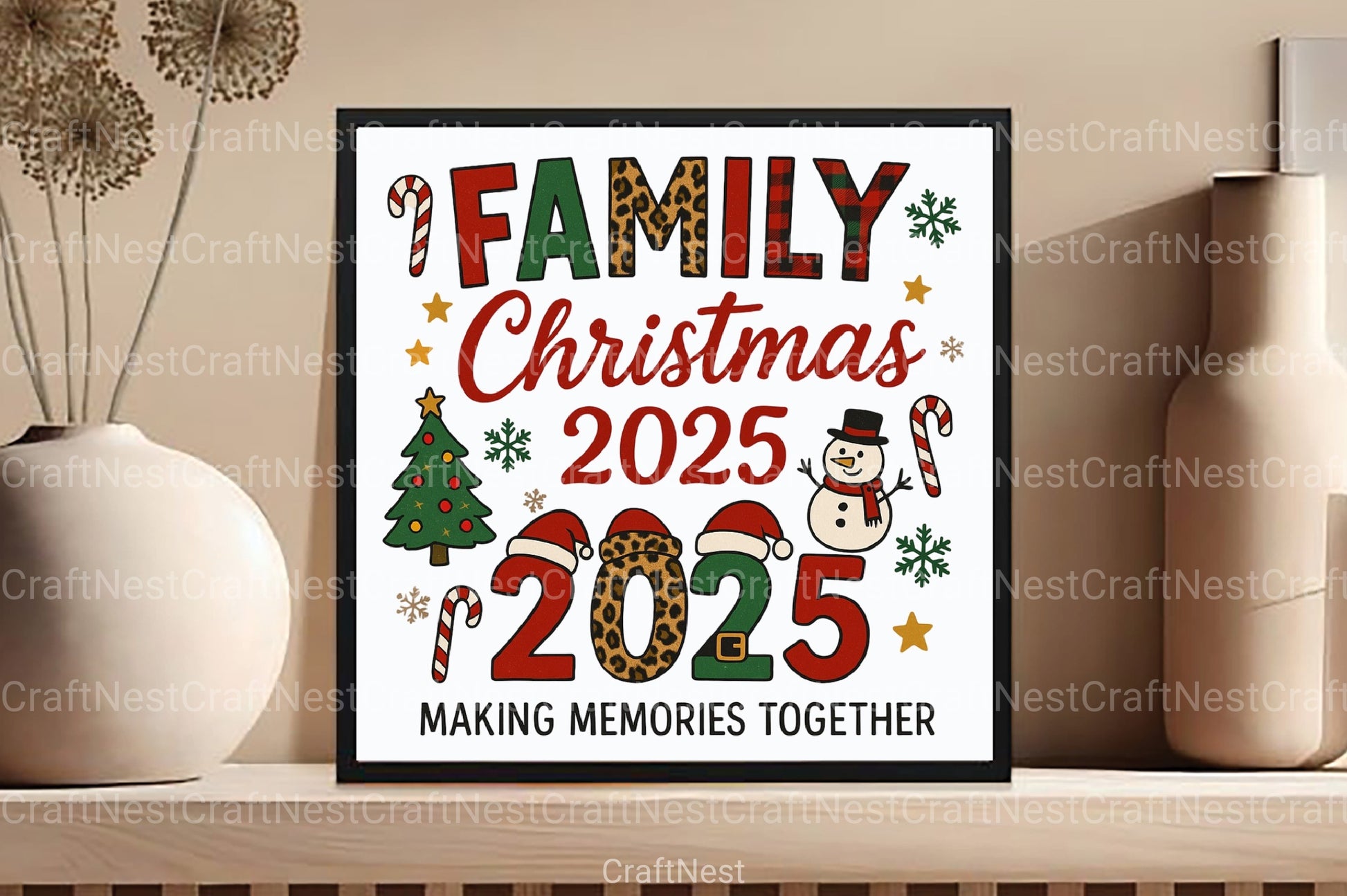 Family Christmas Clipart Bundle 2025 - CraftNest - Digital Crafting and Art