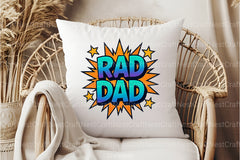 Rad Dad Comic Style Clipart Bundle - CraftNest - Digital Crafting and Art